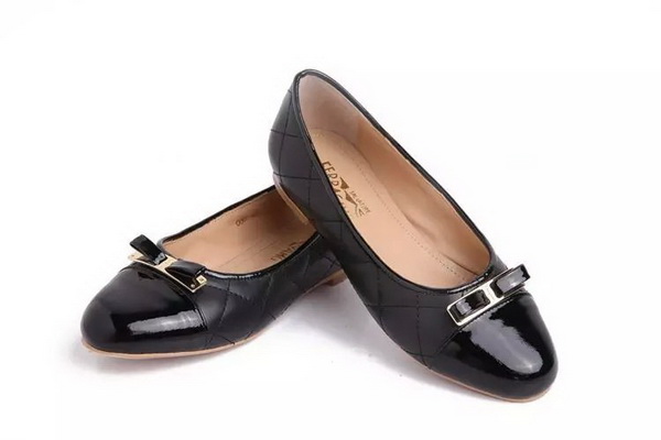 Ferragamo Shallow mouth flat shoes Women--025